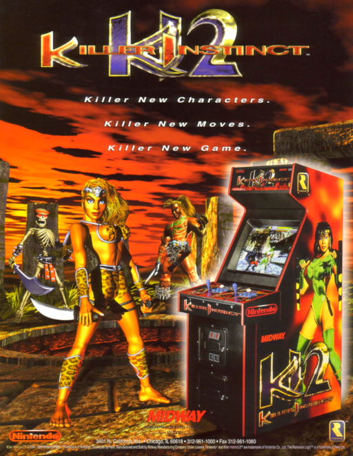 Killer Instinct II (ROM ver. 1.0) [Works best in 64-bit build] Arcade Game Cover